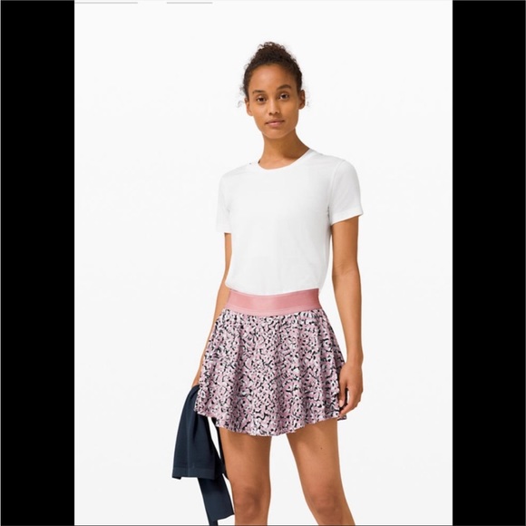 ❤️LULULEMON HIGH RISE COURT RIVAL SKIRT/SKORT TALL-MAUVE MULTI-10❤️ - Picture 5 of 16